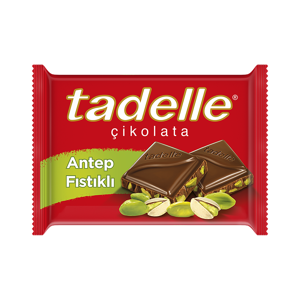 Tadelle Antep Fıstıklı Tablet Çikolata (60 g)