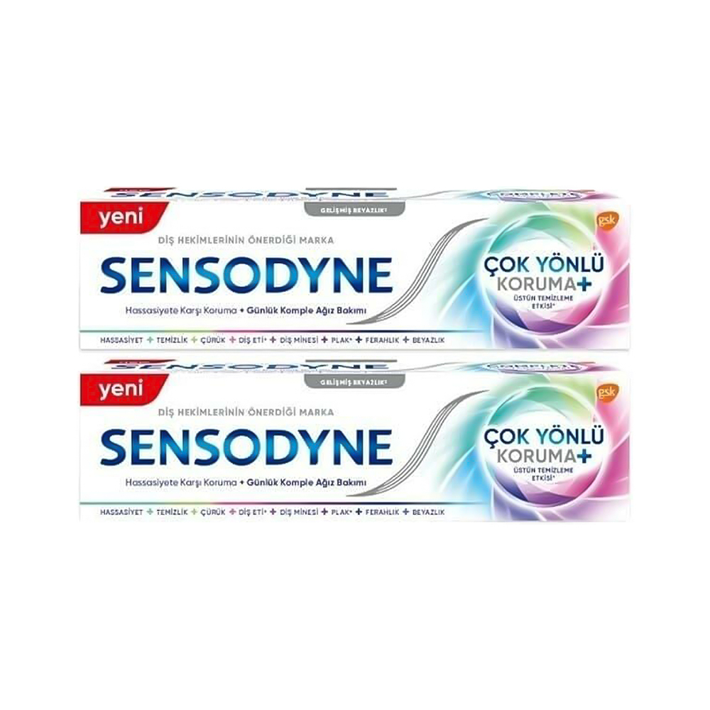 Sensodyne Çok Yönlü Koruma Diş Macunu (2 x 50 ml)