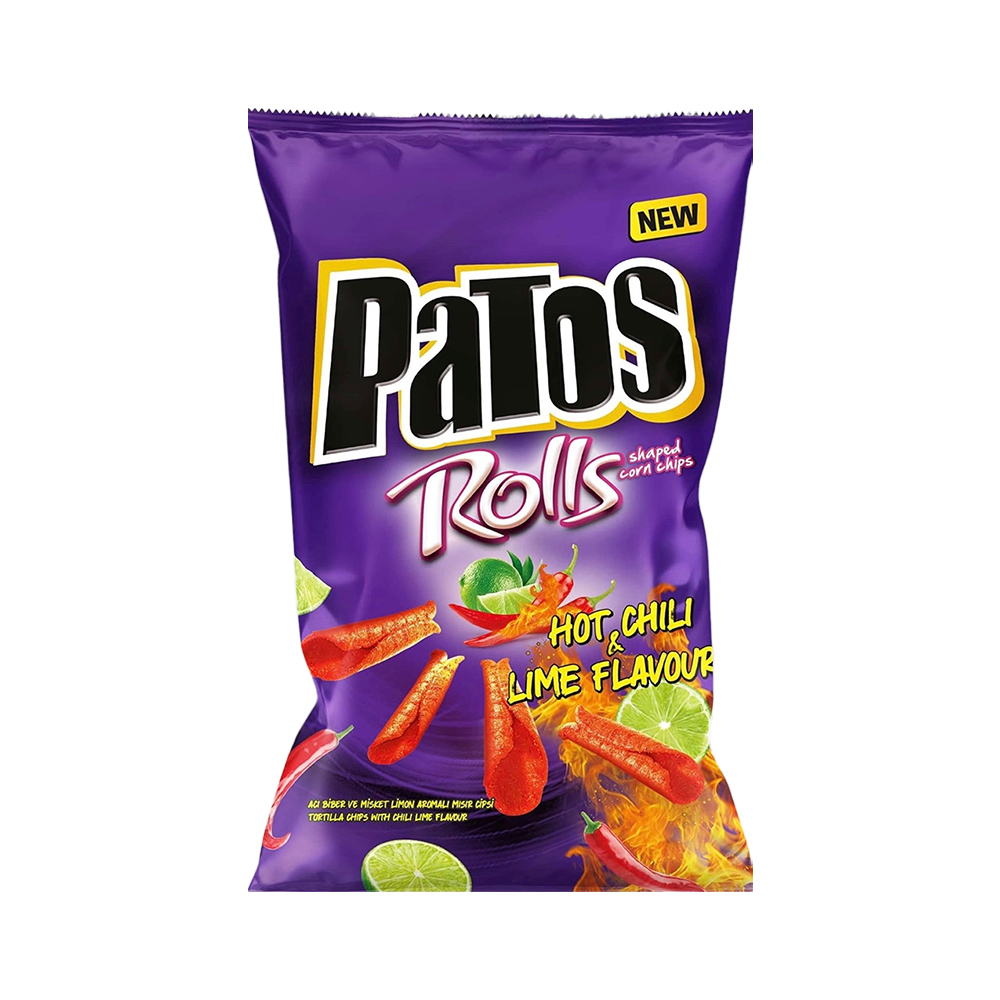 Patos Rolls Hot Chili & Lime Flavour (109 g)