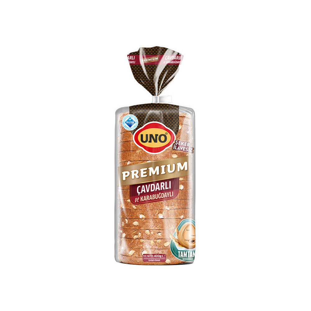 UNO Premium Çavdarlı ve Karabuğdaylı Ekmek (400 g)