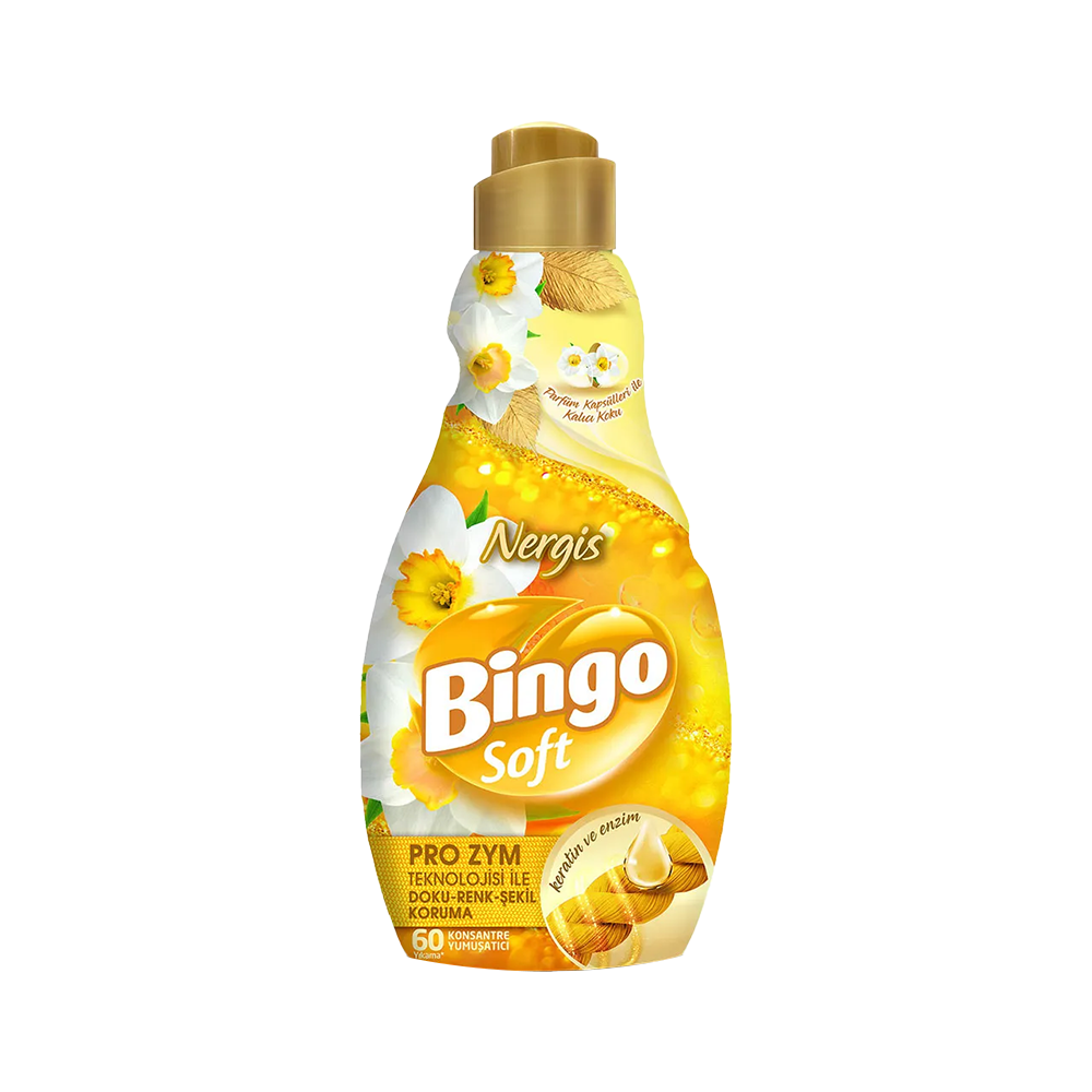 Bingo Soft Nergis Kokulu Çamaşır Yumuşatıcısı (1,44 L)