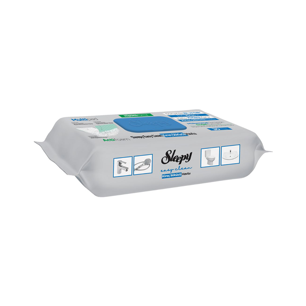 Sleepy Easy Clean Kireç Sökücü Yüzey Temizlik Havlusu (30'lu)