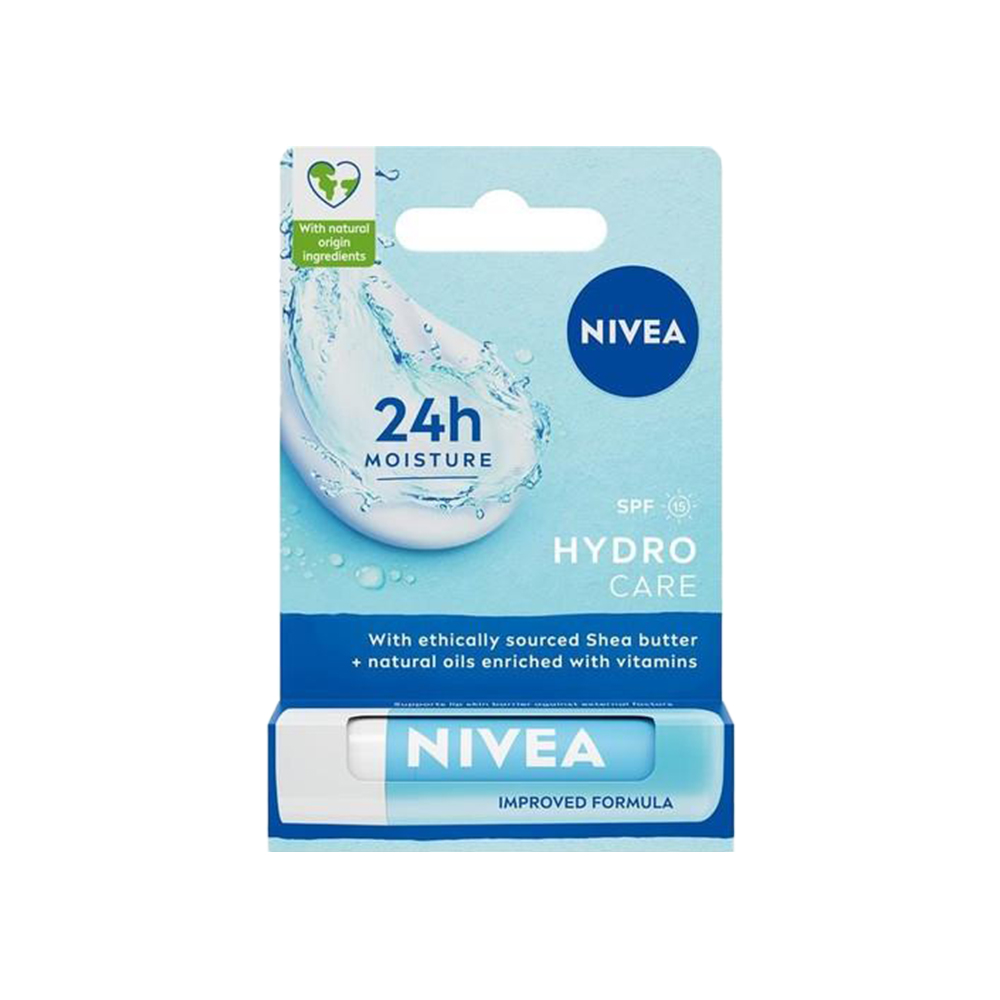 Nivea Hydro Care SPF 15+ Dudak Kremi (4,8 g)