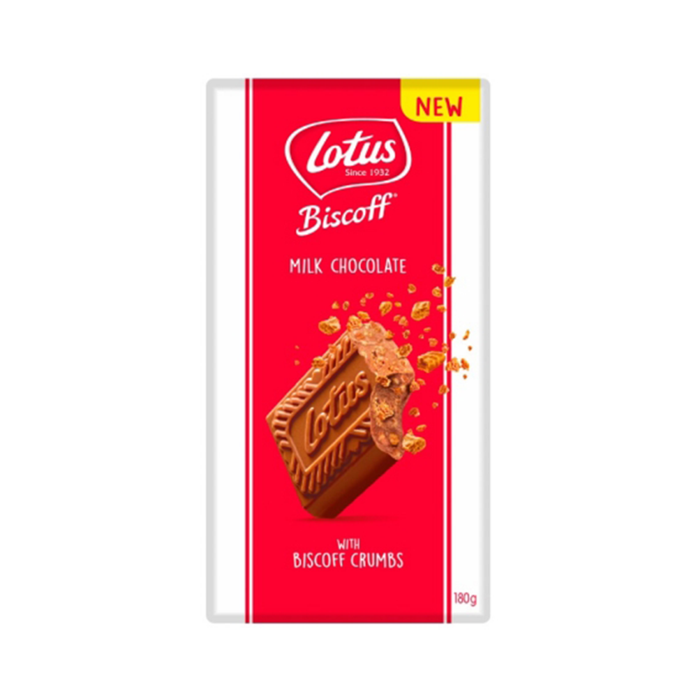 Lotus Biscoff Milk Chocolate With Biscoff Biscuits Çikolata (180 g)