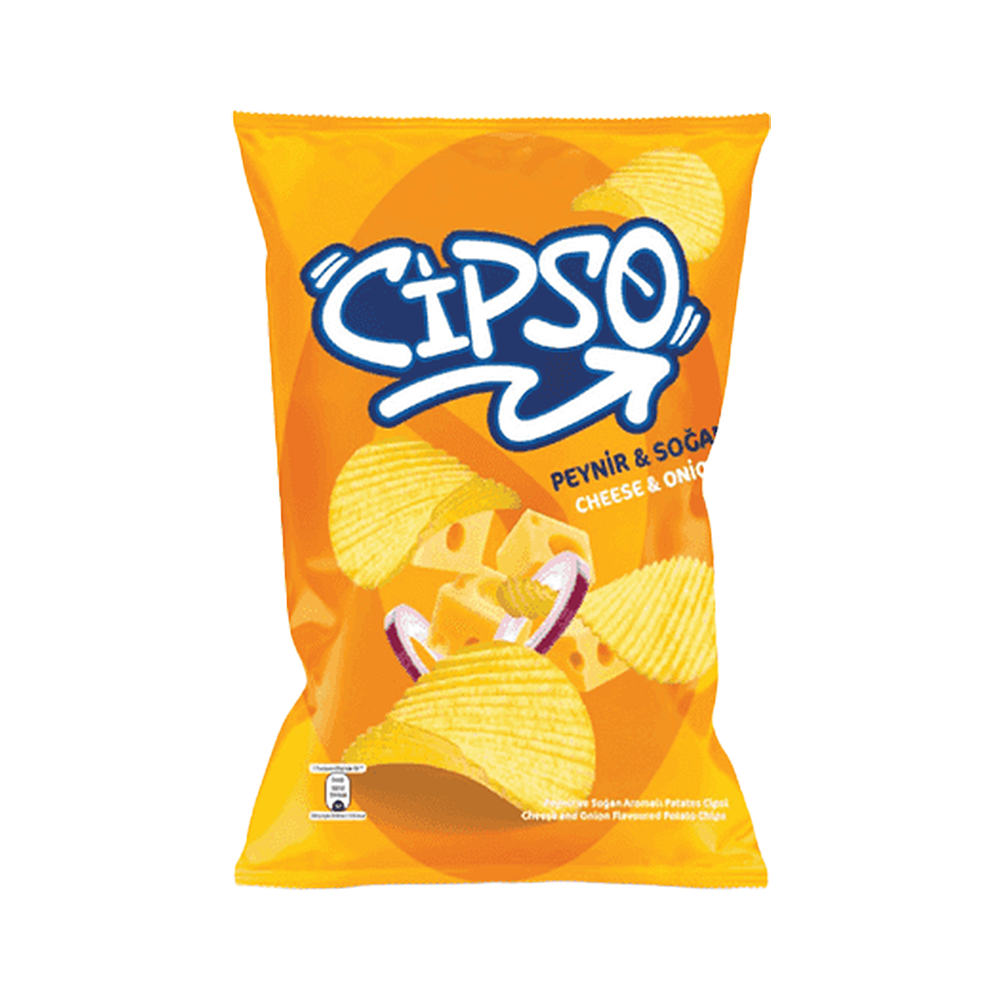 Cipso Peynir & Soğan Tırtıklı Patates Cipsi (104 g)