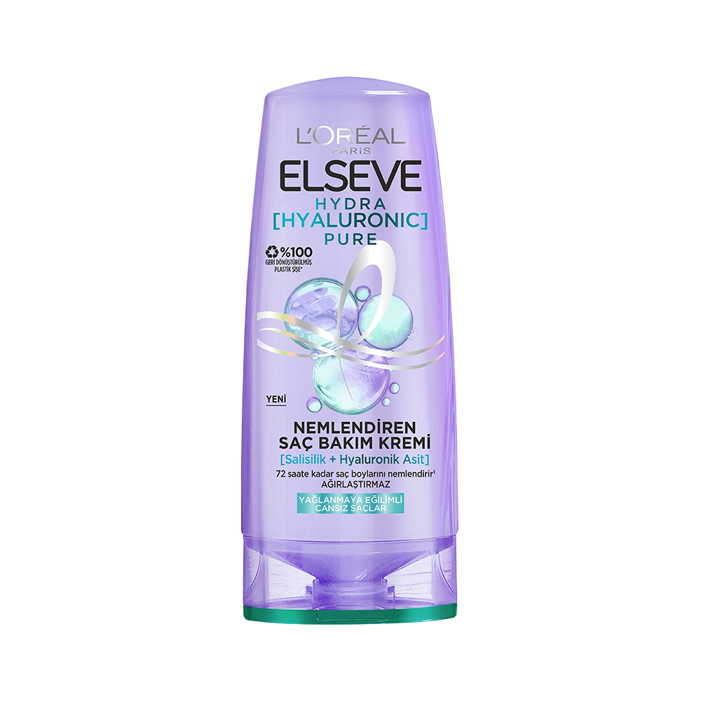 L'Oréal Paris Hydra Hyaluronic Pure Yağlanma Karşıtı Saç Kremi (250 ml)