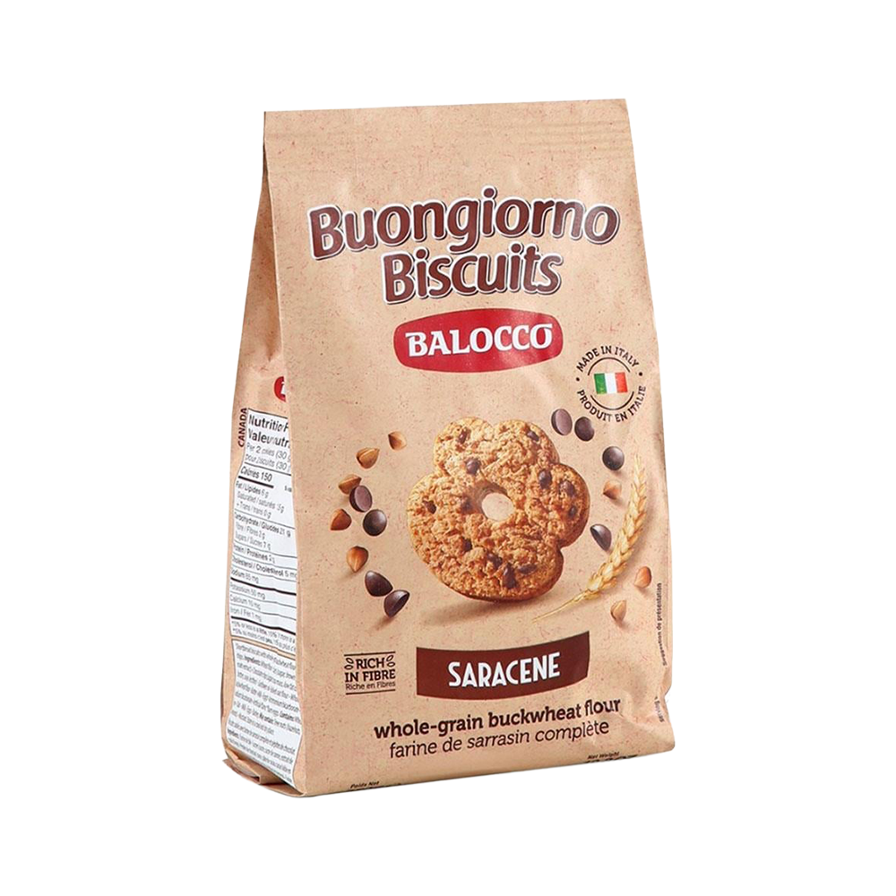Balocco Saracene Karabuğdaylı Parça Çikolatalı Bisküvi (350 g)