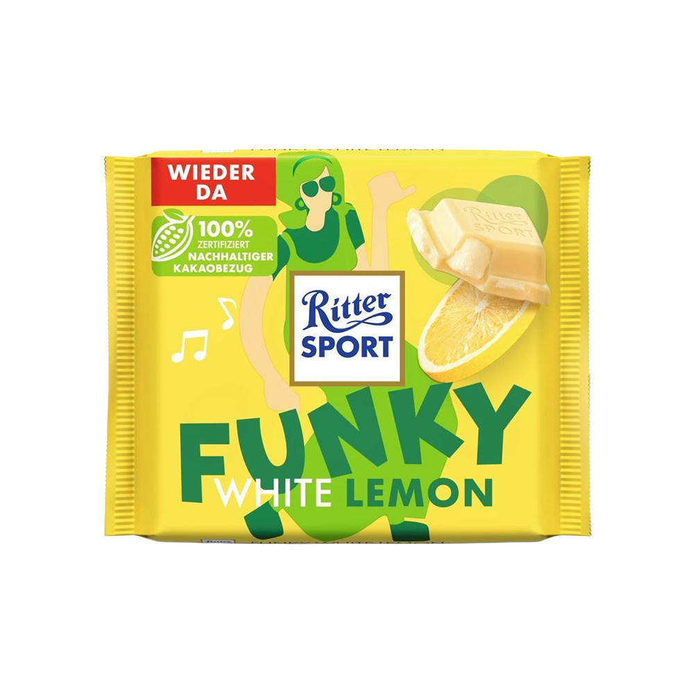 Ritter Sport Funky White Lemon (100 g)