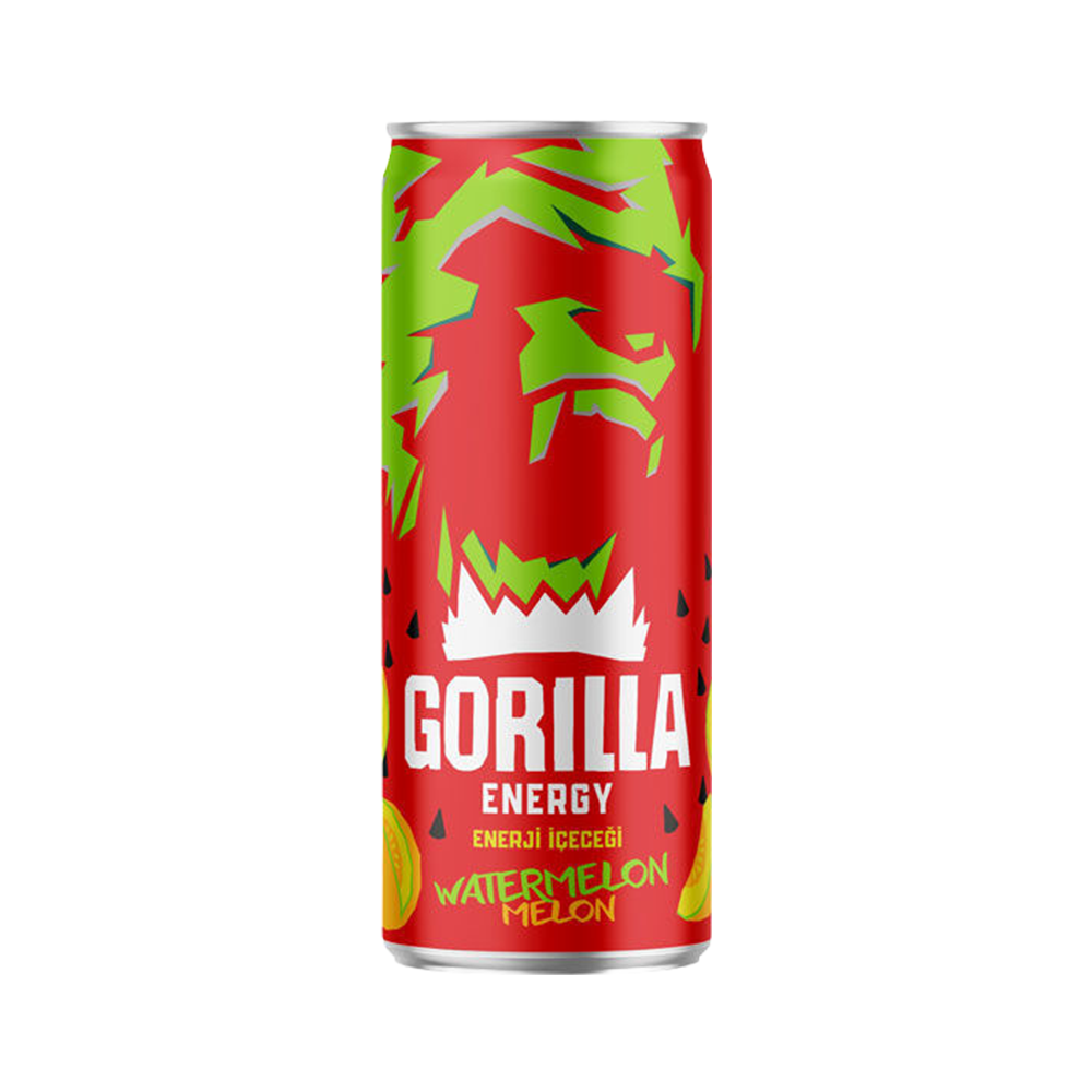Gorilla Watermelon Melon Enerji İçeceği (250 ml)
