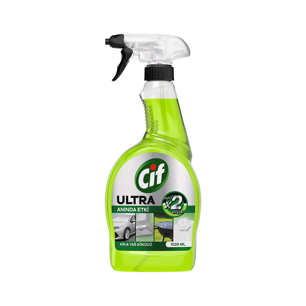 Cif Ultra Anında Etki Kir ve Yağ Çözücü (1,025 L)