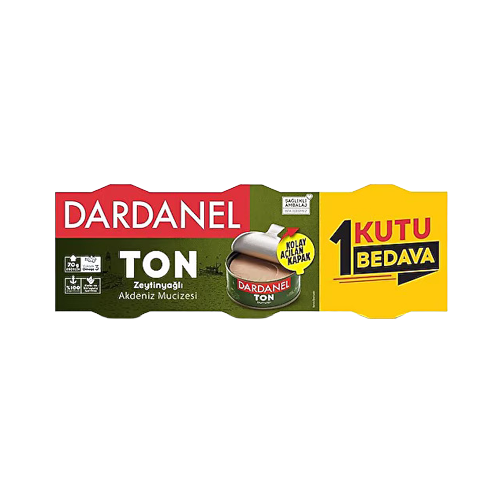 Dardanel Zeytinyağlı Ton Balığı (3 x 140 g)