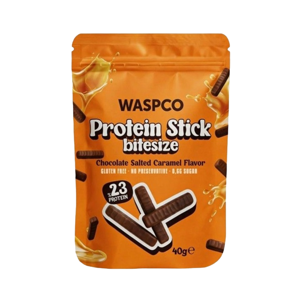 Waspco Tuzlu Karamel Aromalı Protein Stick Bitesize (40 g)