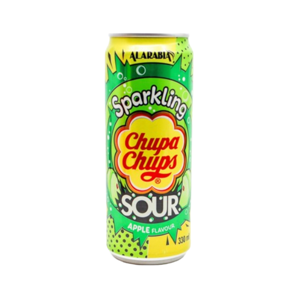 Chupa Chups Ekşi Elmalı Aromalı Gazoz (330 ml)