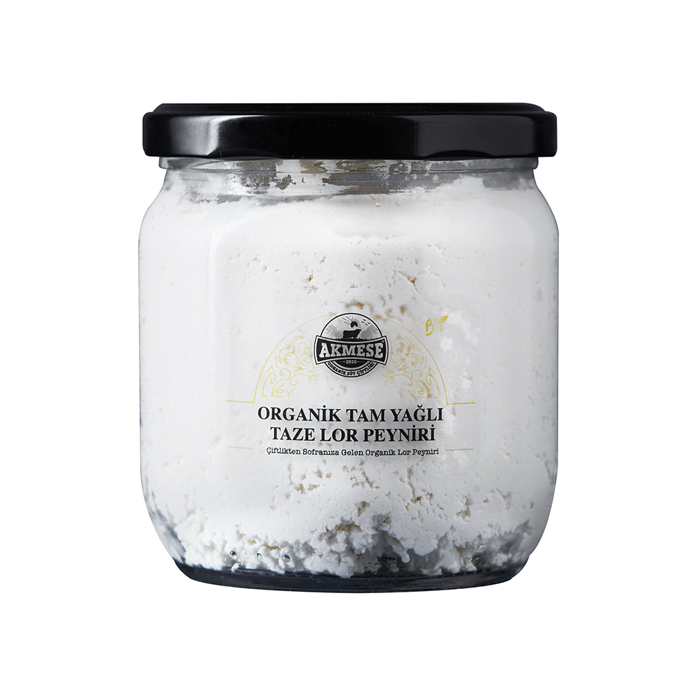 Akmeşe Organik Tam Yağlı Taze Lor Peyniri (320 g)