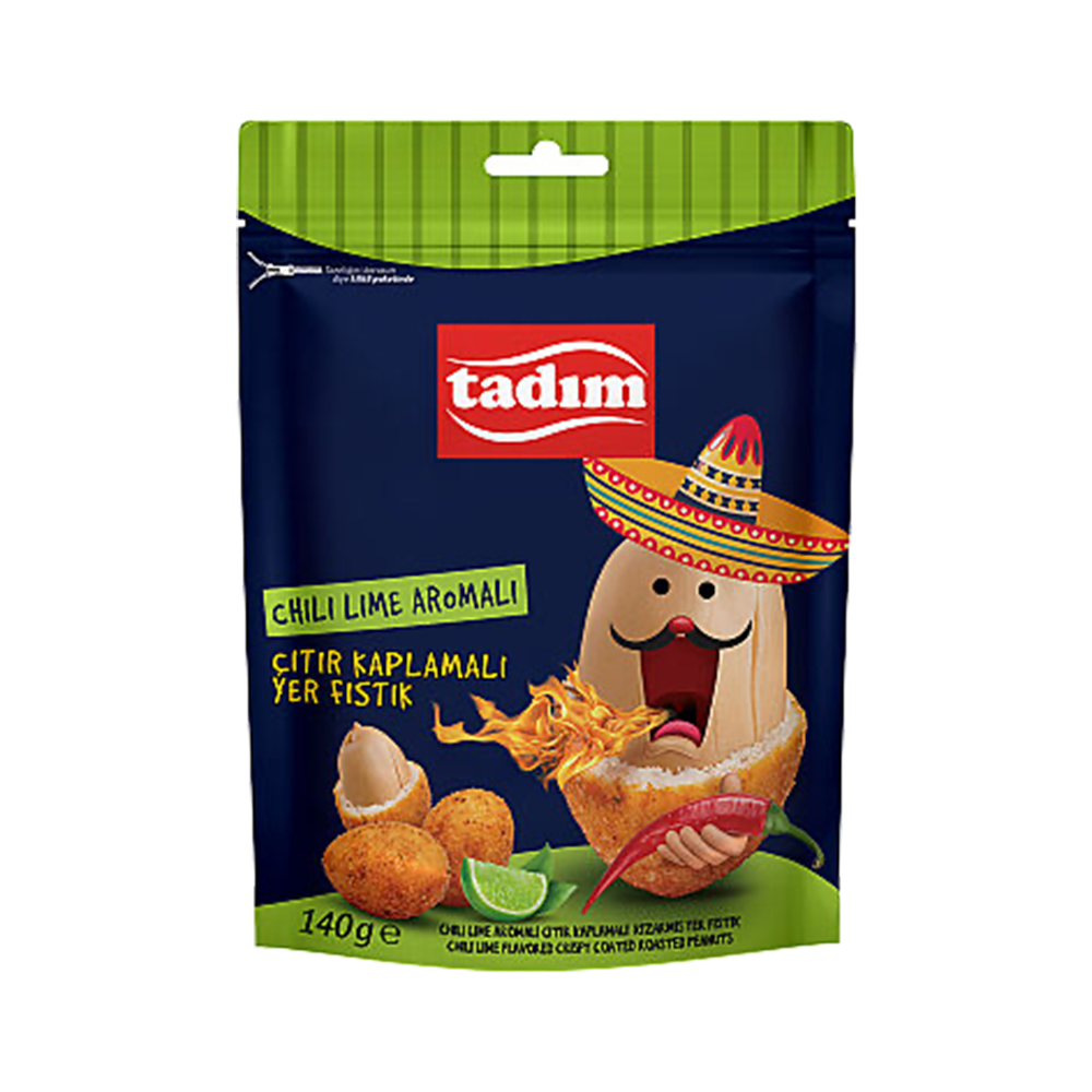 Tadım Chili Lime Çıtır Kaplamalı Yer Fıstığı (70 g)