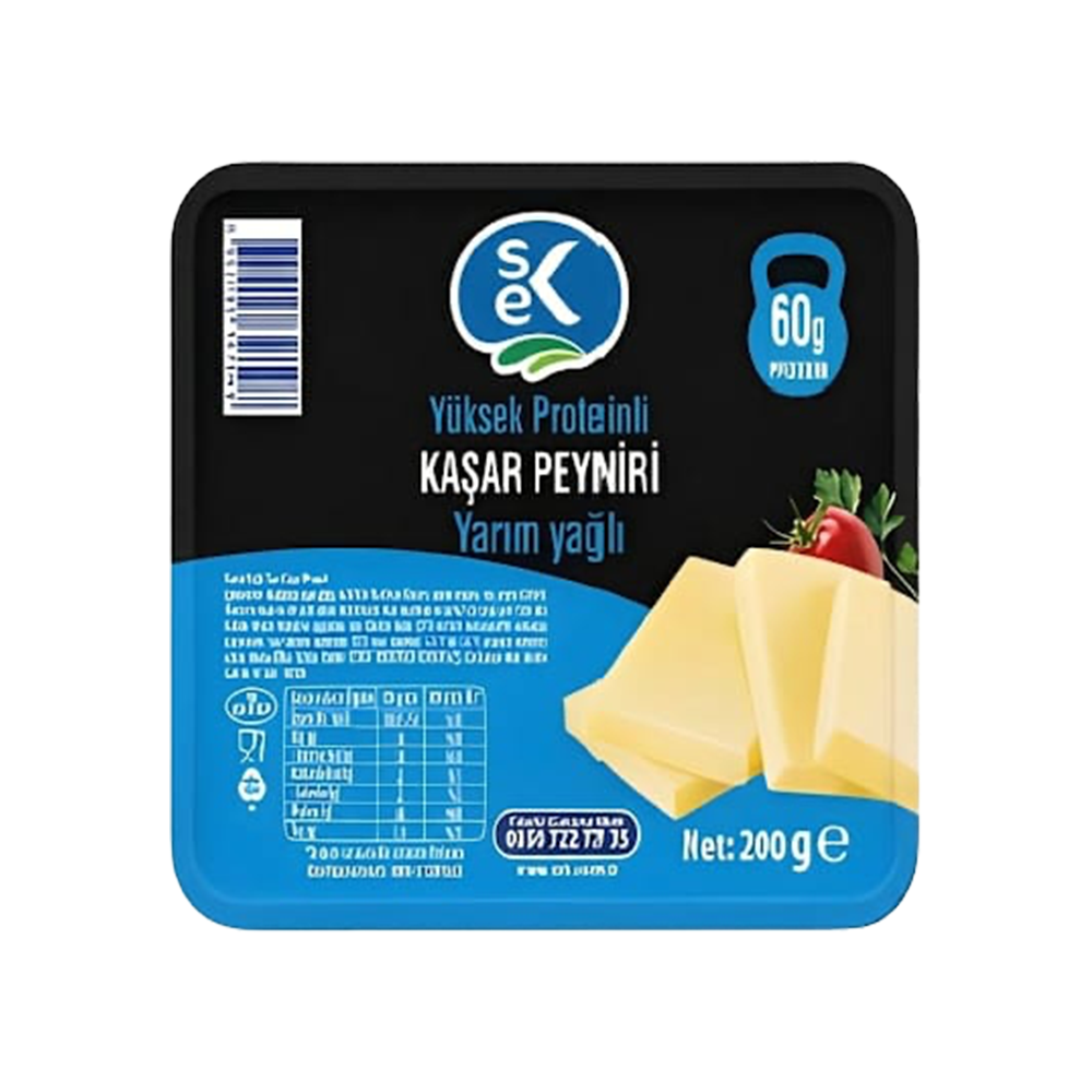 SEK Yüksek Proteinli Kaşar Peyniri (60 g)