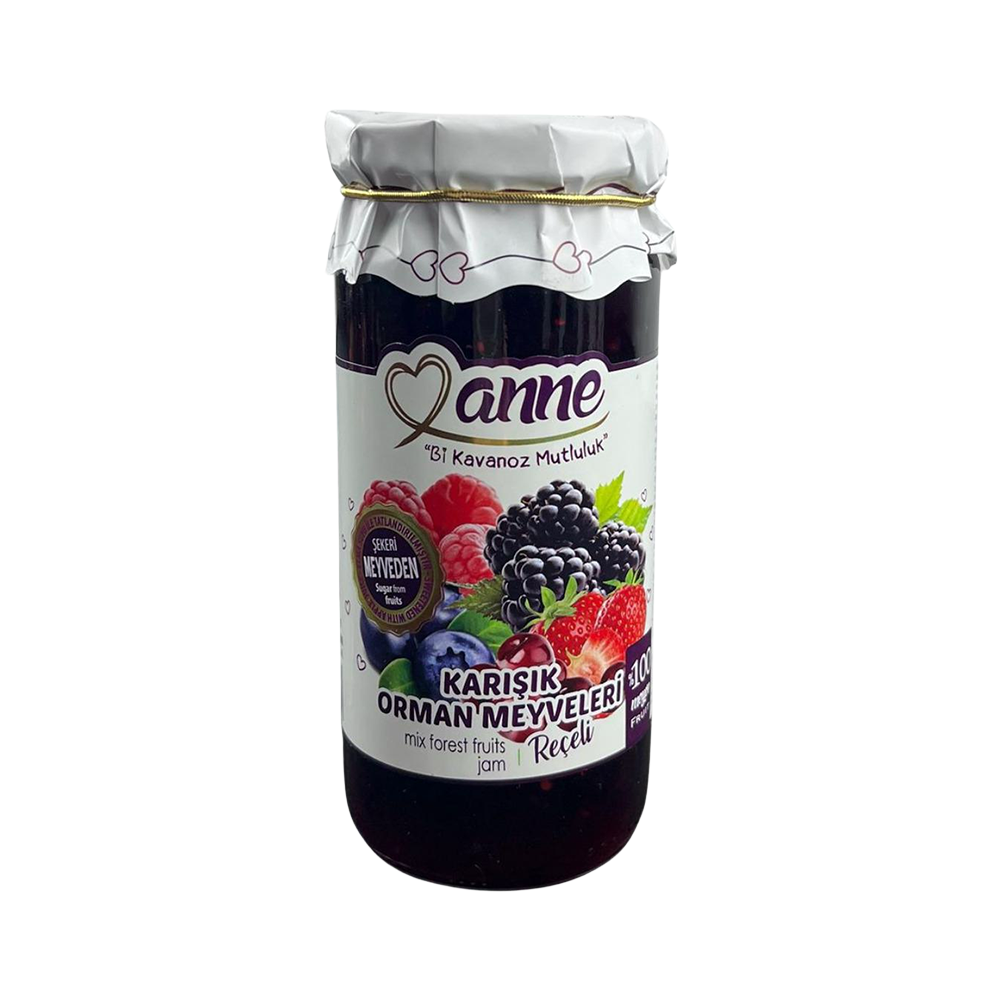 Anne Şeker İlavesiz Karışık Orman Meyveleri Reçeli (300 g)
