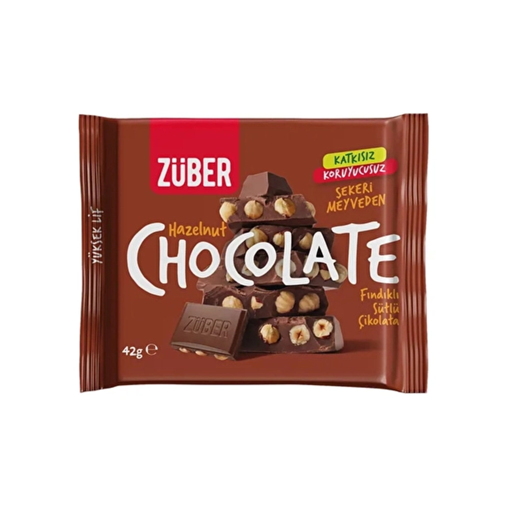Züber Fındıklı Sütlü Çikolata (42 g)
